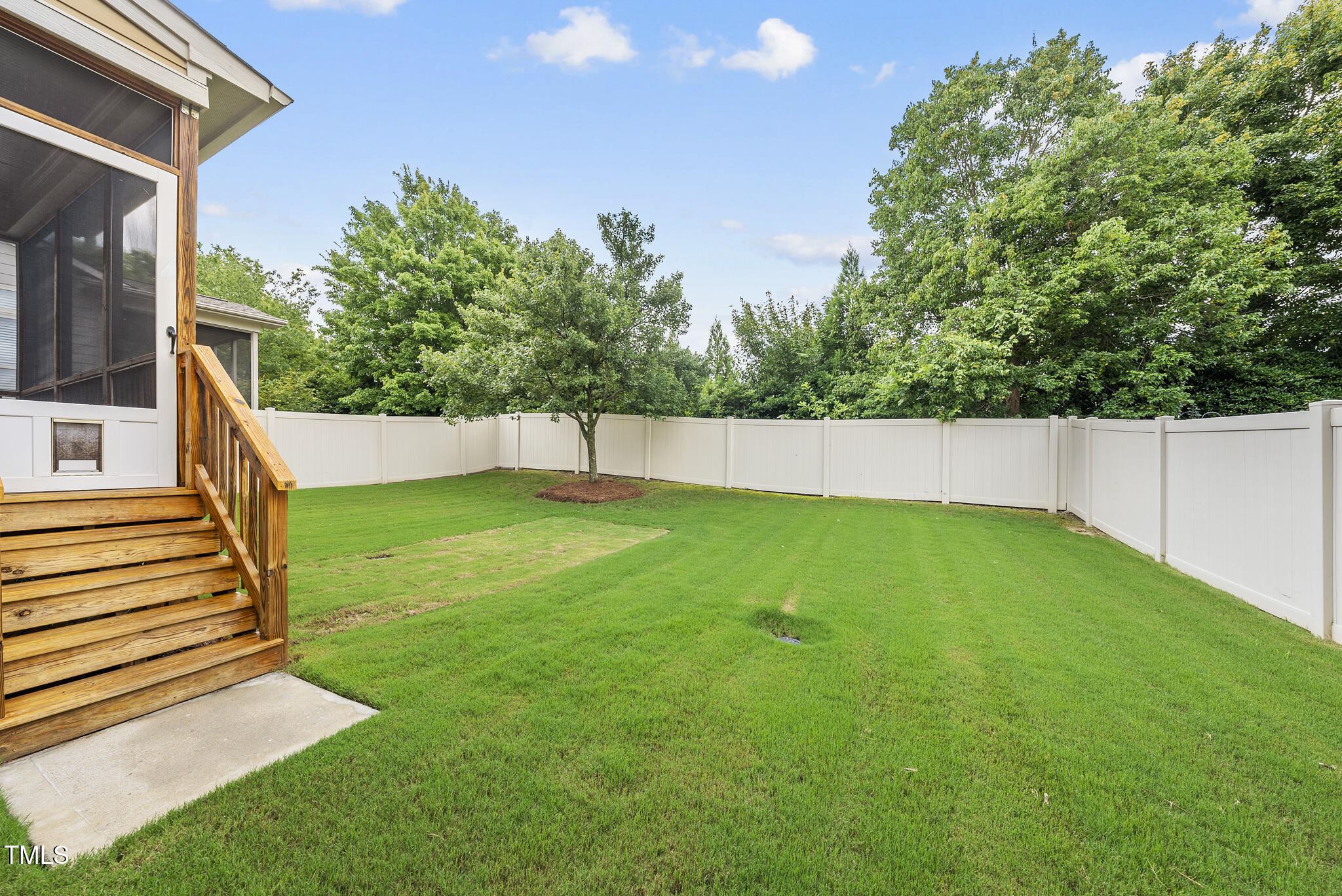 5120 Audreystone Drive Cary, NC 27518 - Photo 8 of 65 a view of yard with green space
