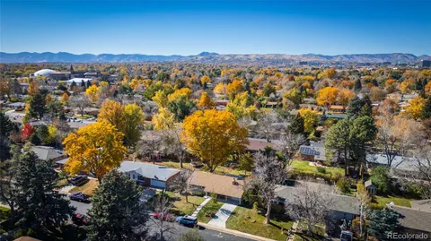 a view of city and mountain