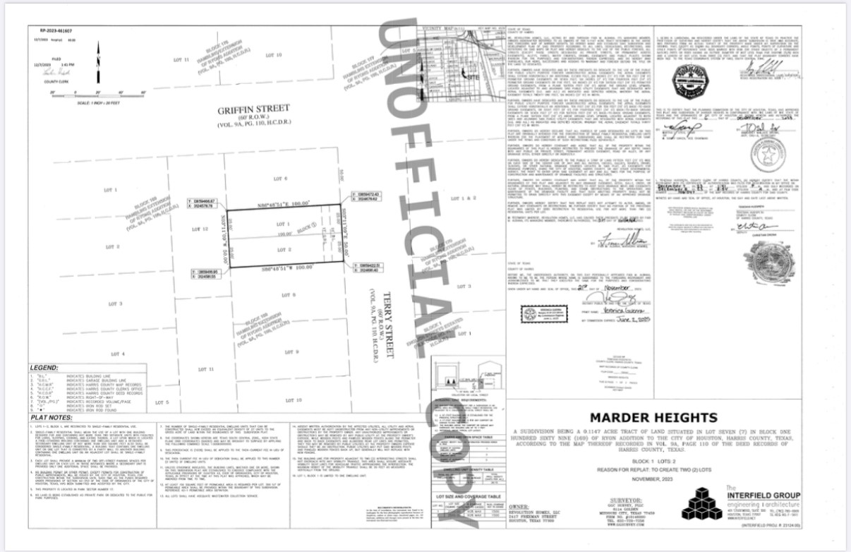 5315 Terry Street Houston, TX 77009 - Photo 4 of 14 RECORDED PLAT!