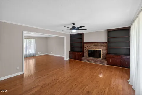 a view of a livingroom with a fireplace