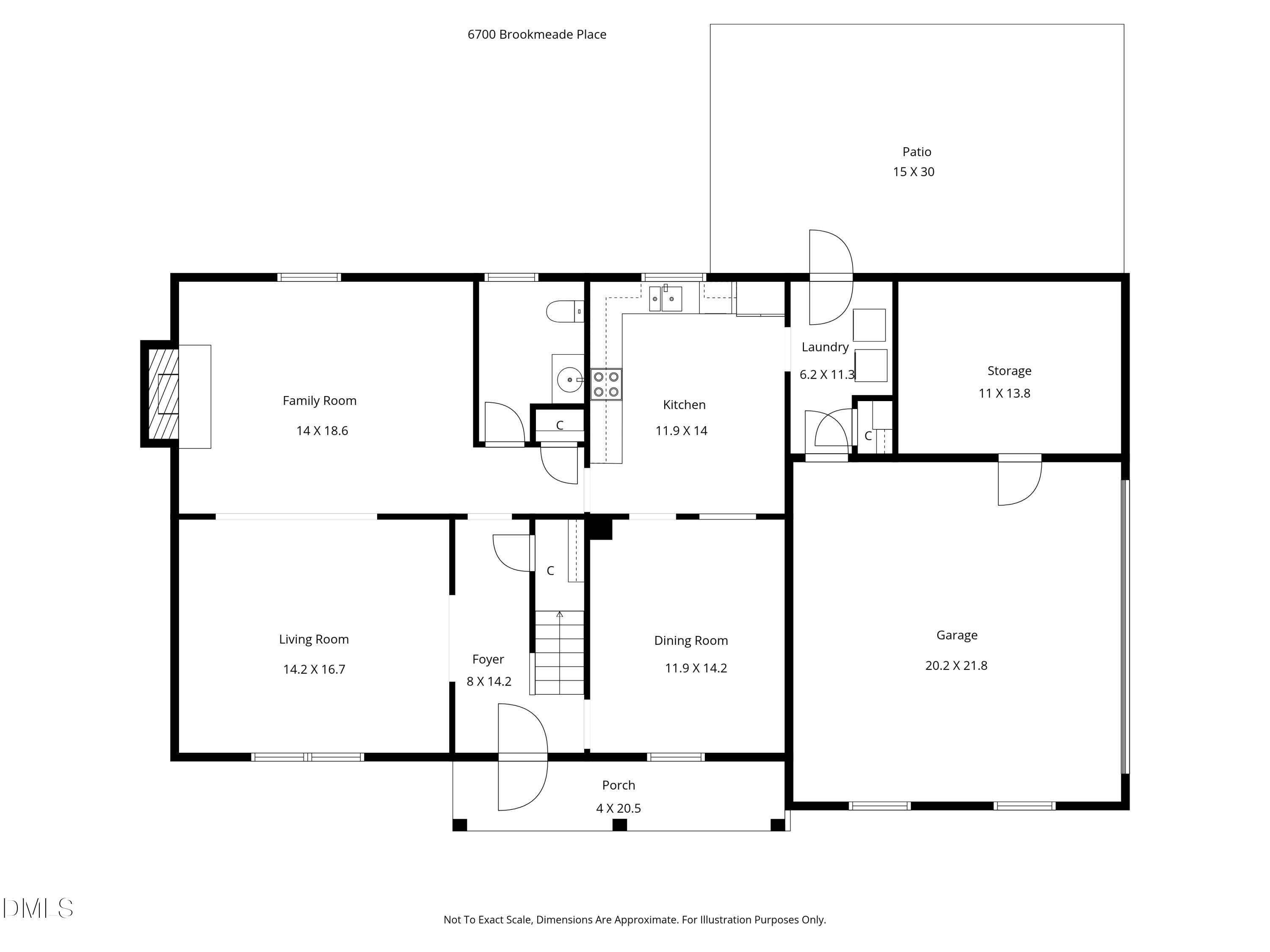 6700 Brookmeade Place Raleigh, NC 27612 - Photo 36 of 39 1stt floors_6700_brookmeade_place_raleig
