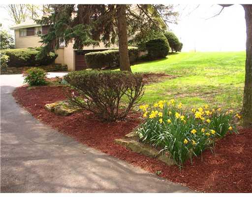 2730 Clearview Road Allison Park, PA 15101 - Photo 2 of 12 Exterior Front. Front entrance and perennial flower beds