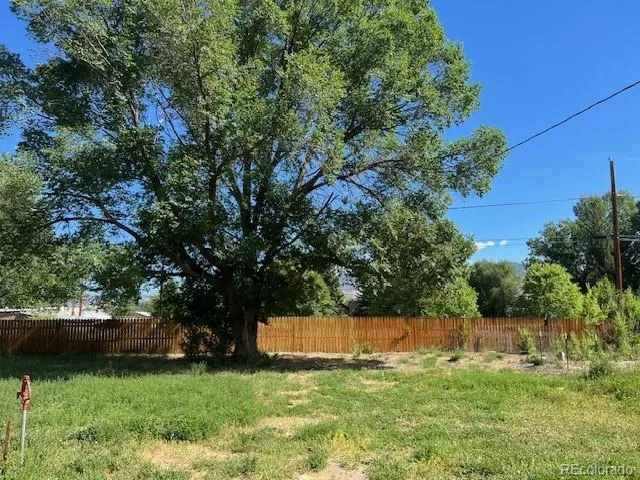a view of a back yard