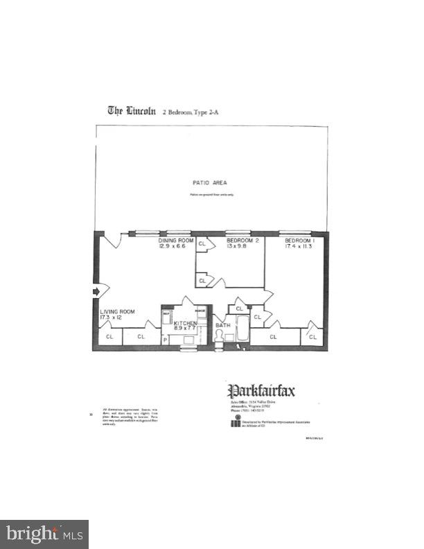 3721 Gunston Road Alexandria, VA 22302 - Photo 28 of 28 a picture of a floor plan