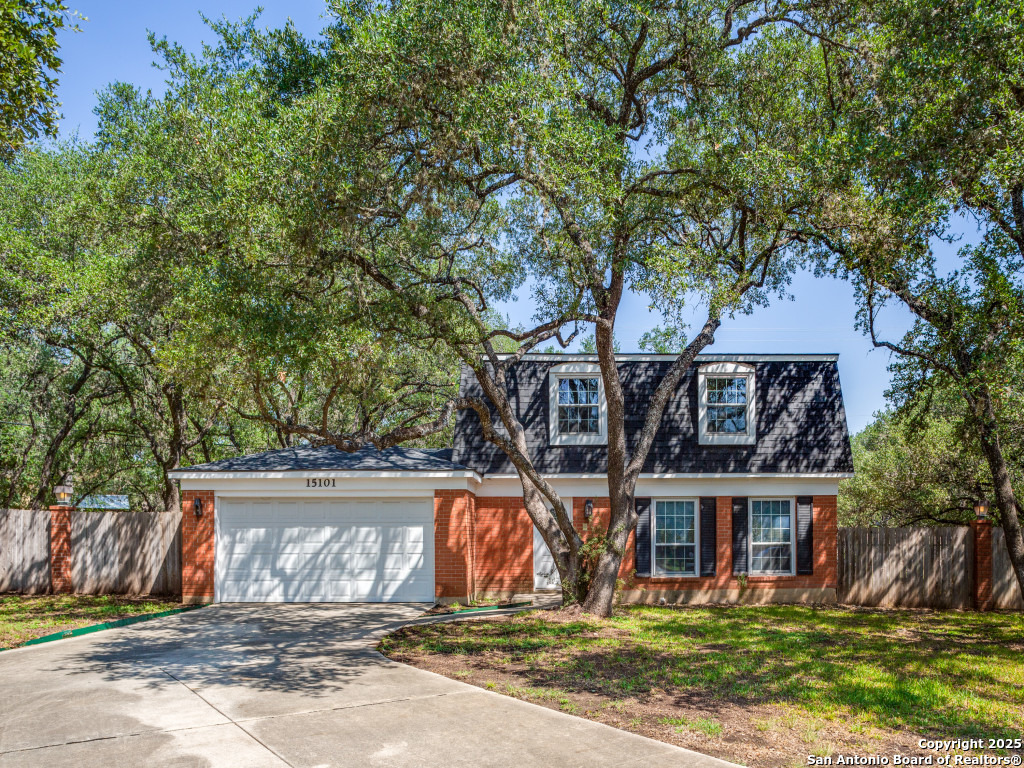 front view of house with a street