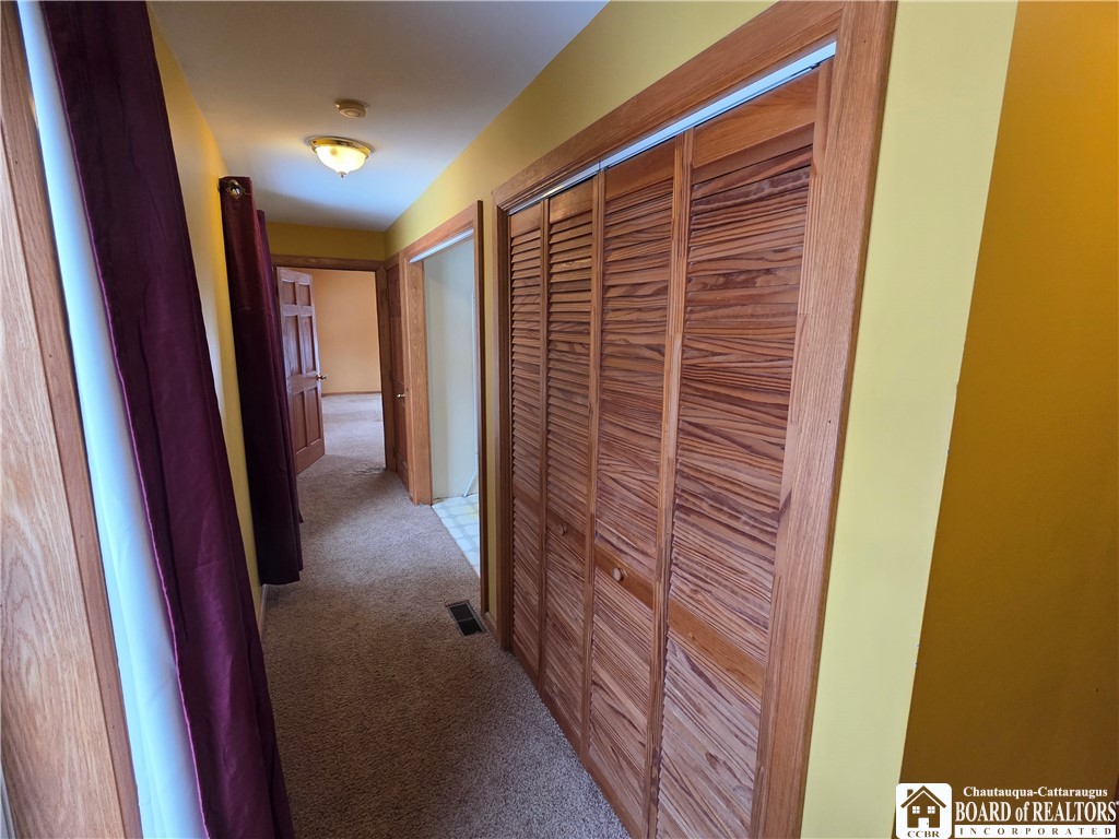 6720 Moore Road Chautauqua, NY 14757 - Photo 29 of 50 Hallway with large closet and laundry area