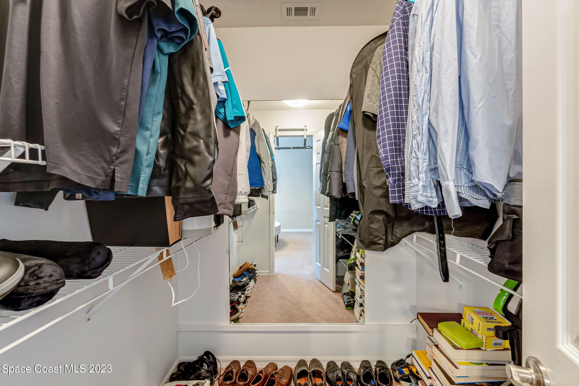 4540 Rivermist Drive Melbourne, FL 32935 - Photo 23 of 39 a view of walk in closet