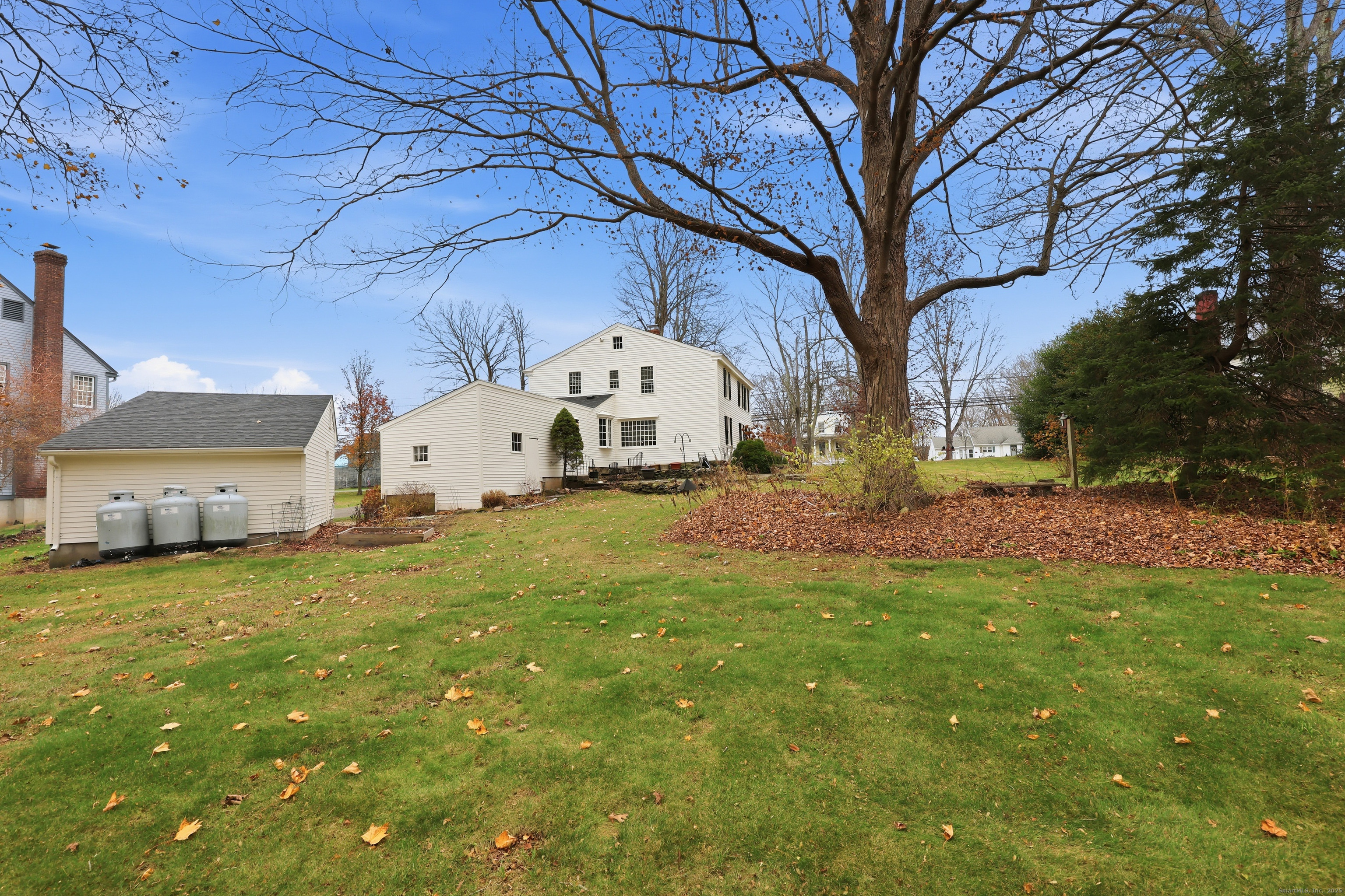 268 Main Street Durham, CT 06422 - Photo 24 of 40 Private backyard setting with mature shade trees.