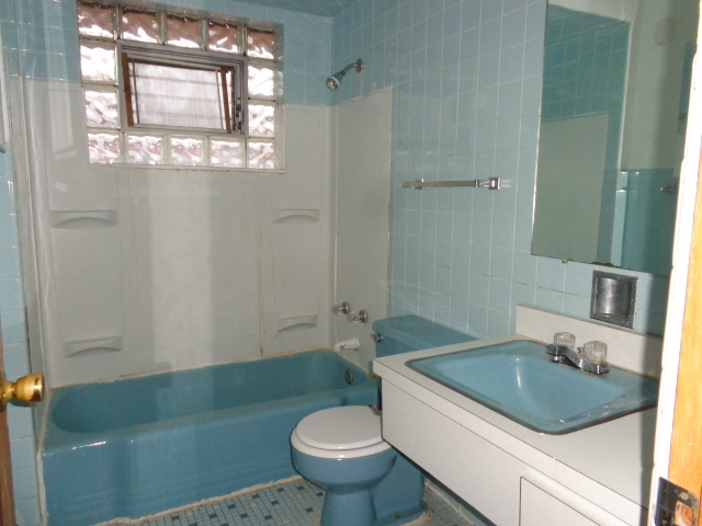 919 Elder Road Homewood, IL 60430 - Photo 12 of 12 a bathroom with a sink a toilet and shower