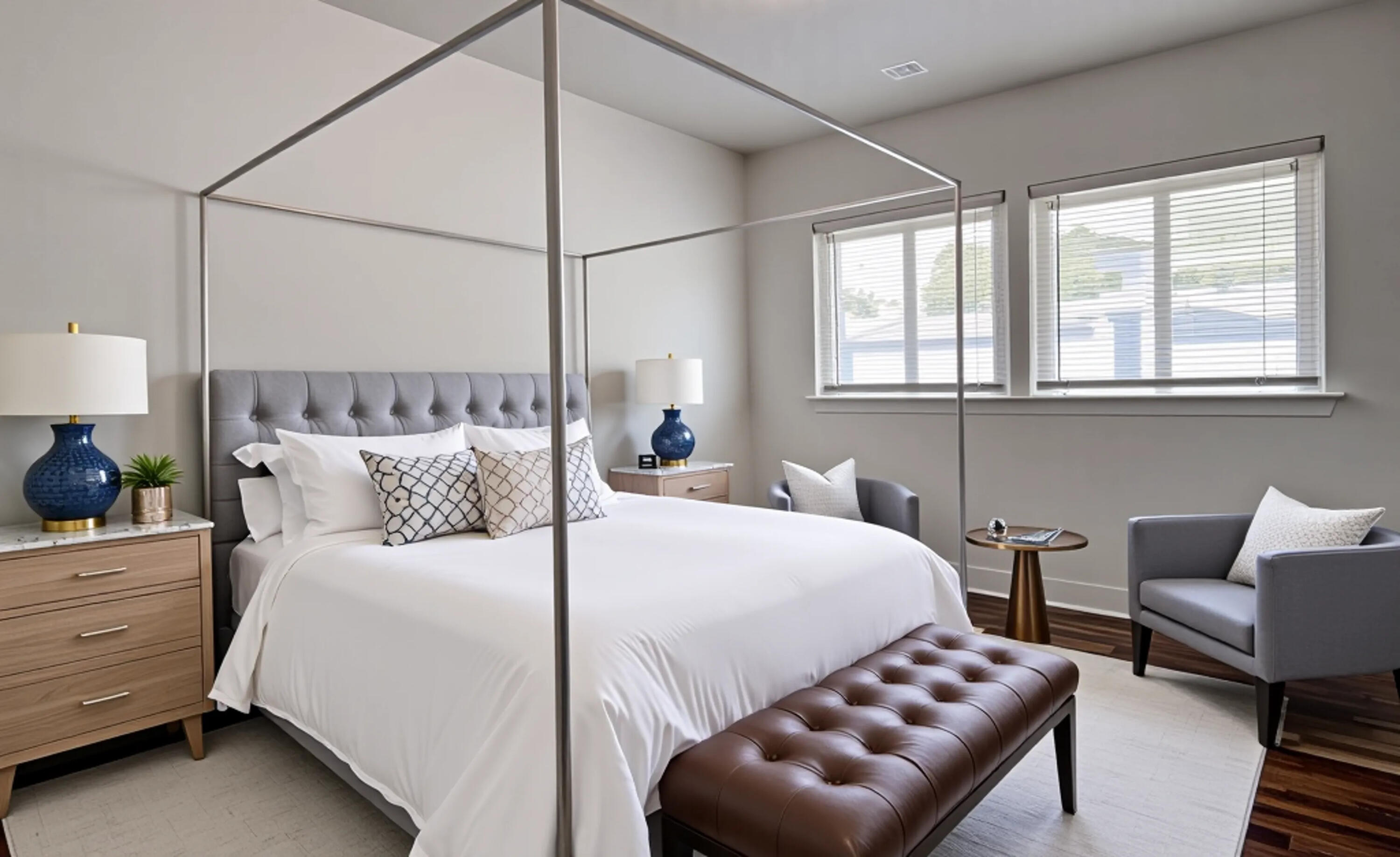 4409 East 11th Avenue Gary, IN 46403 - Photo 22 of 32 a bedroom with a bed a couch and dresser