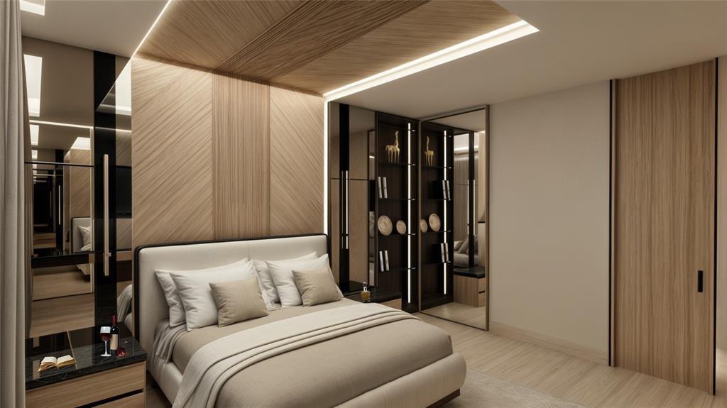 4930 Northeast 28th Avenue Lighthouse Point, FL 33064 - Photo 9 of 22 a bedroom with a bed window and a walk in closet