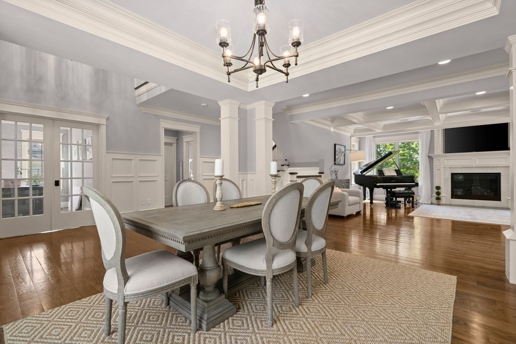 303 Hartman Road Newton, MA 02459 - Photo 8 of 39 a view of a dining room with furniture