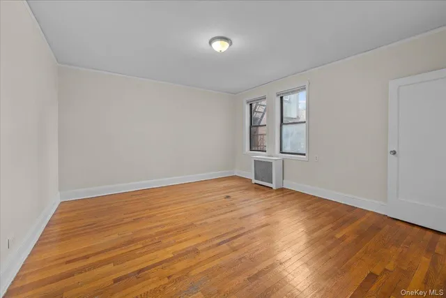 wooden floor in an empty room
