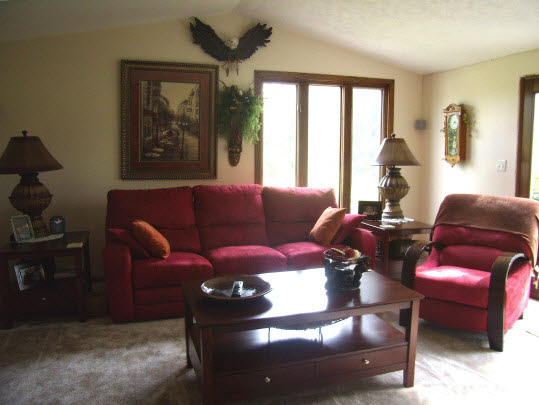 12233 Beaverton Road Poplar Grove, IL 61065 - Photo 2 of 6 a living room with furniture and a window