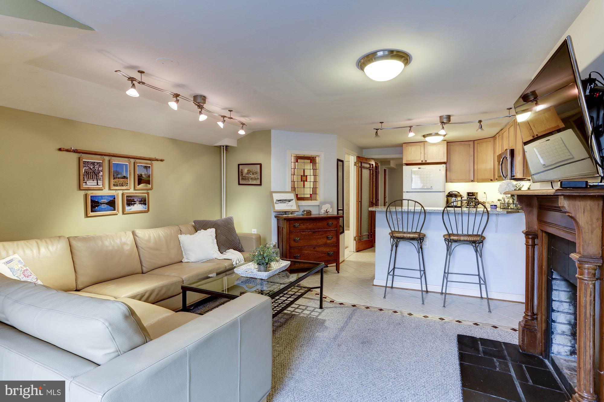 414 4th Street Northeast Washington, DC 20002 - Photo 25 of 44 English basement living room