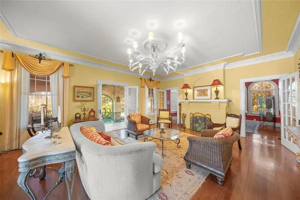 a very nice looking room with a large window