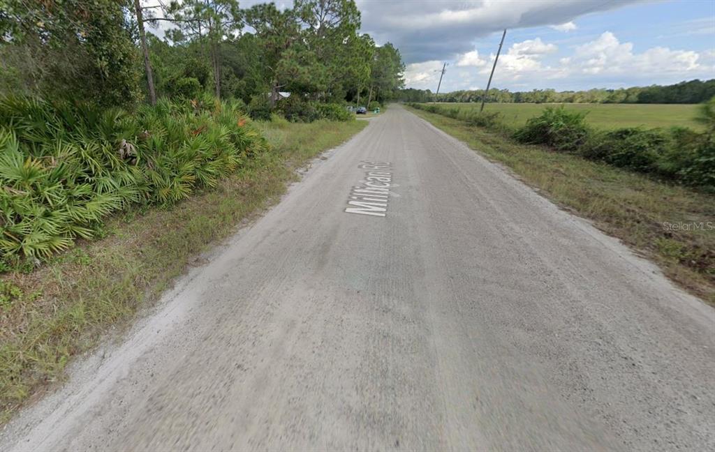 174 Millican Road Palatka, FL 32177 - Photo 8 of 9 a view of a road with a yard and large trees