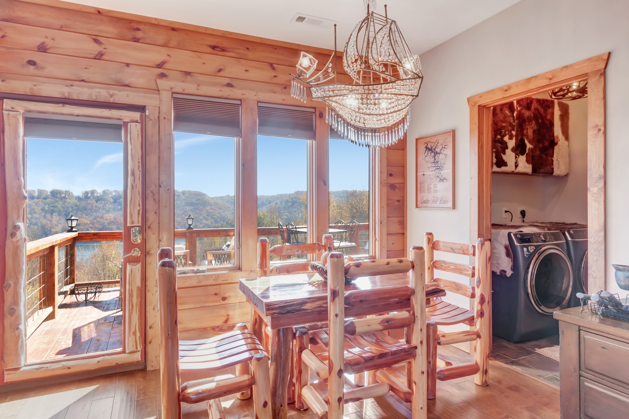 5320 Coconut Ridge Road Smithville, TN 37166 - Photo 28 of 52 a view of a dining room with furniture window and outside view
