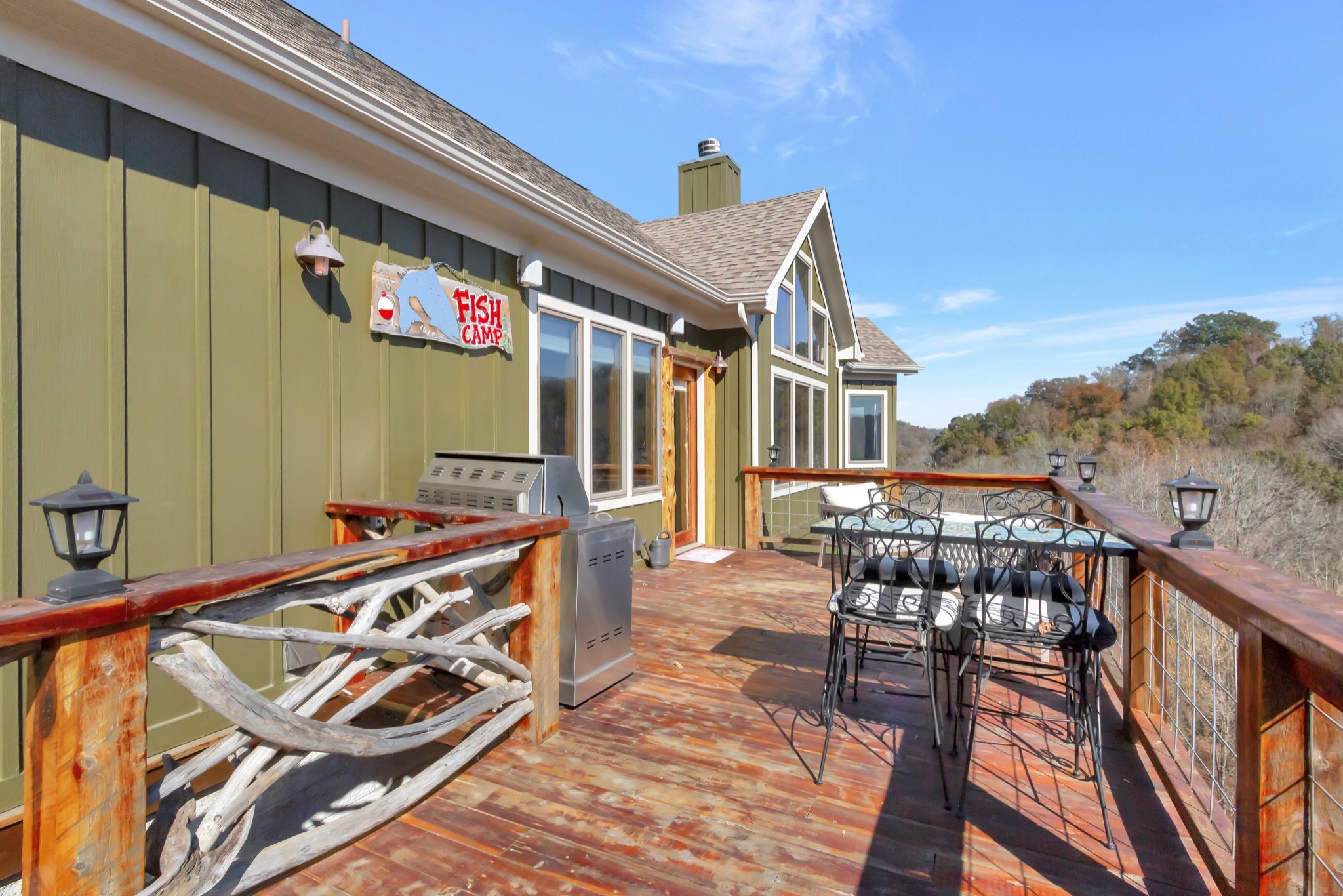 5320 Coconut Ridge Road Smithville, TN 37166 - Photo 49 of 52 a balcony view with couple of chairs and wooden floor