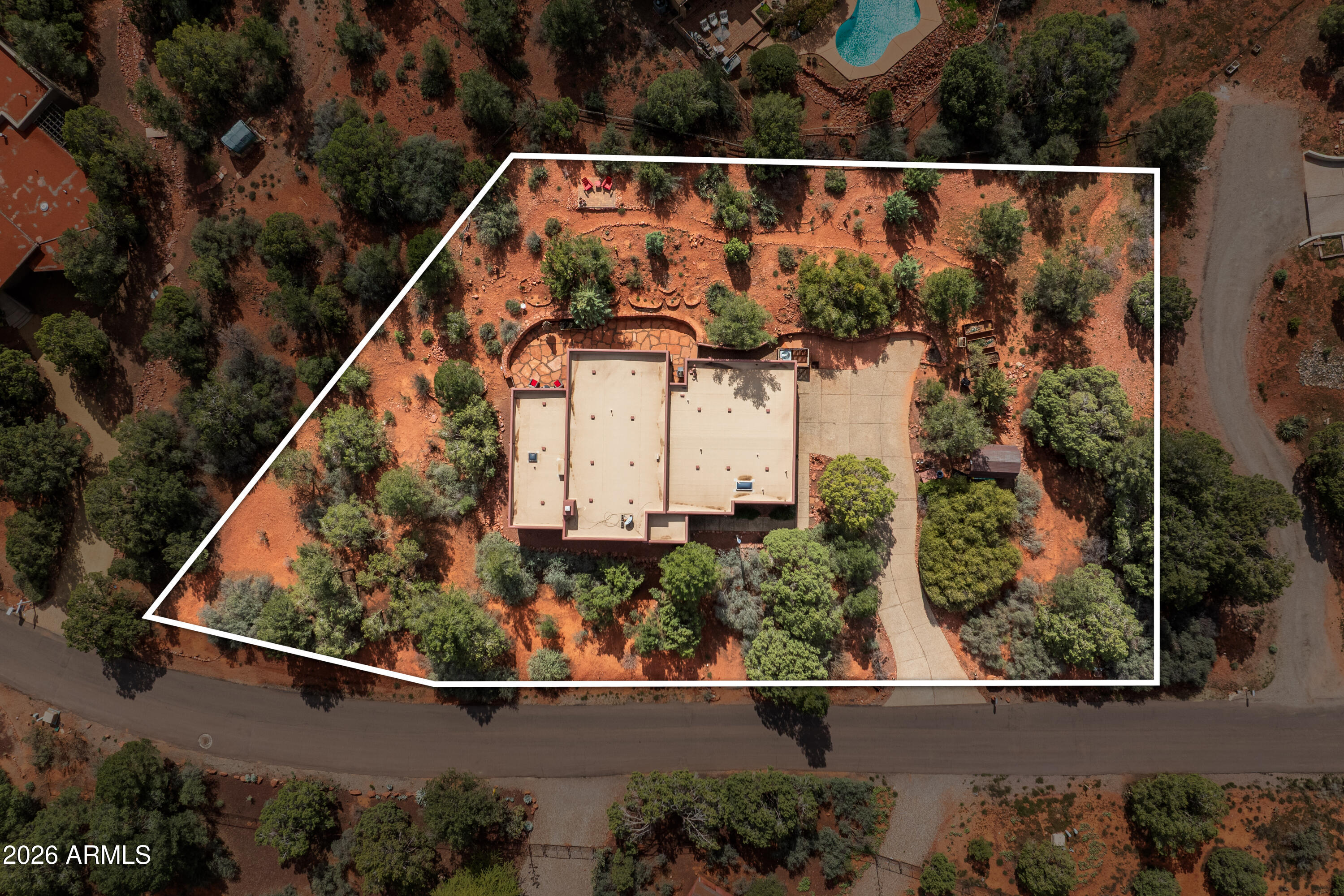 355 El Camino Road Sedona, AZ 86336 - Photo 33 of 46 355ElCaminoRd-Drone-05