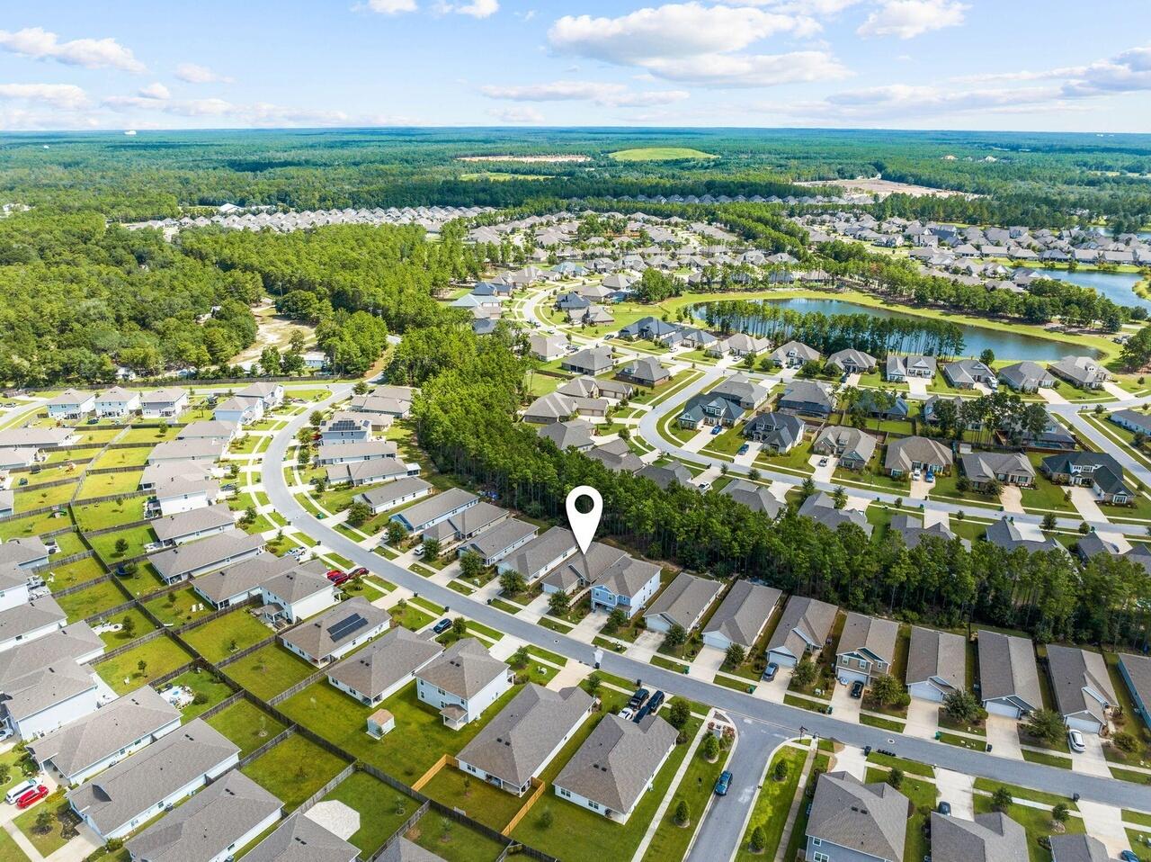 545 Earl Godwin Road Freeport, FL 32439 - Photo 41 of 50 an aerial view of multiple house