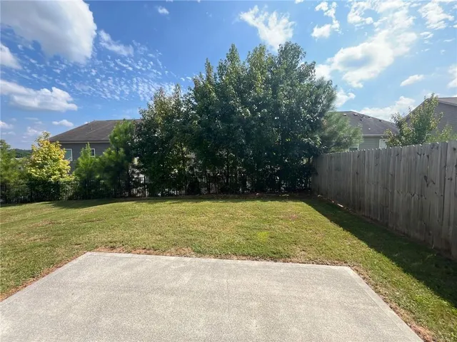 a view of outdoor space and yard
