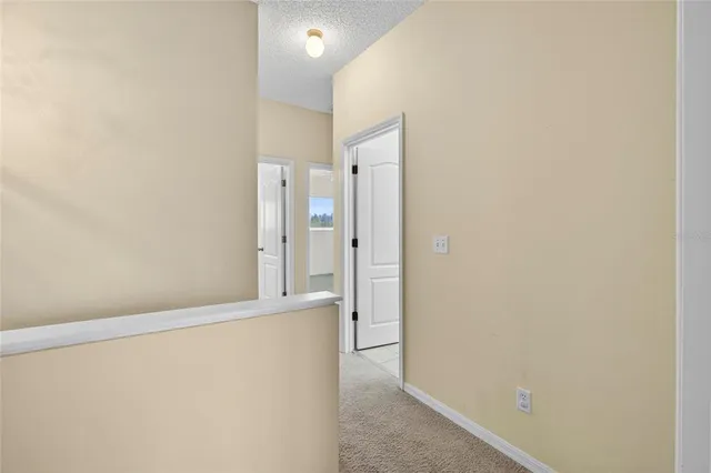 a view of a closet area