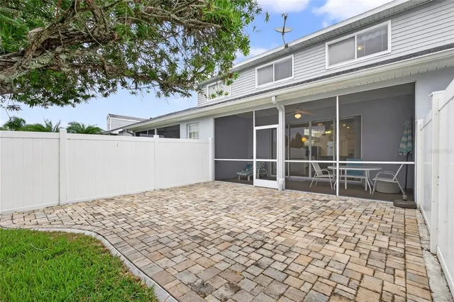 a view of swimming pool from a balcony