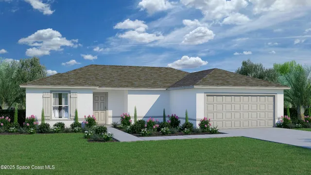 $300,027 | 1864 Red Bud Circle Northwest, Palm Bay, FL 32907