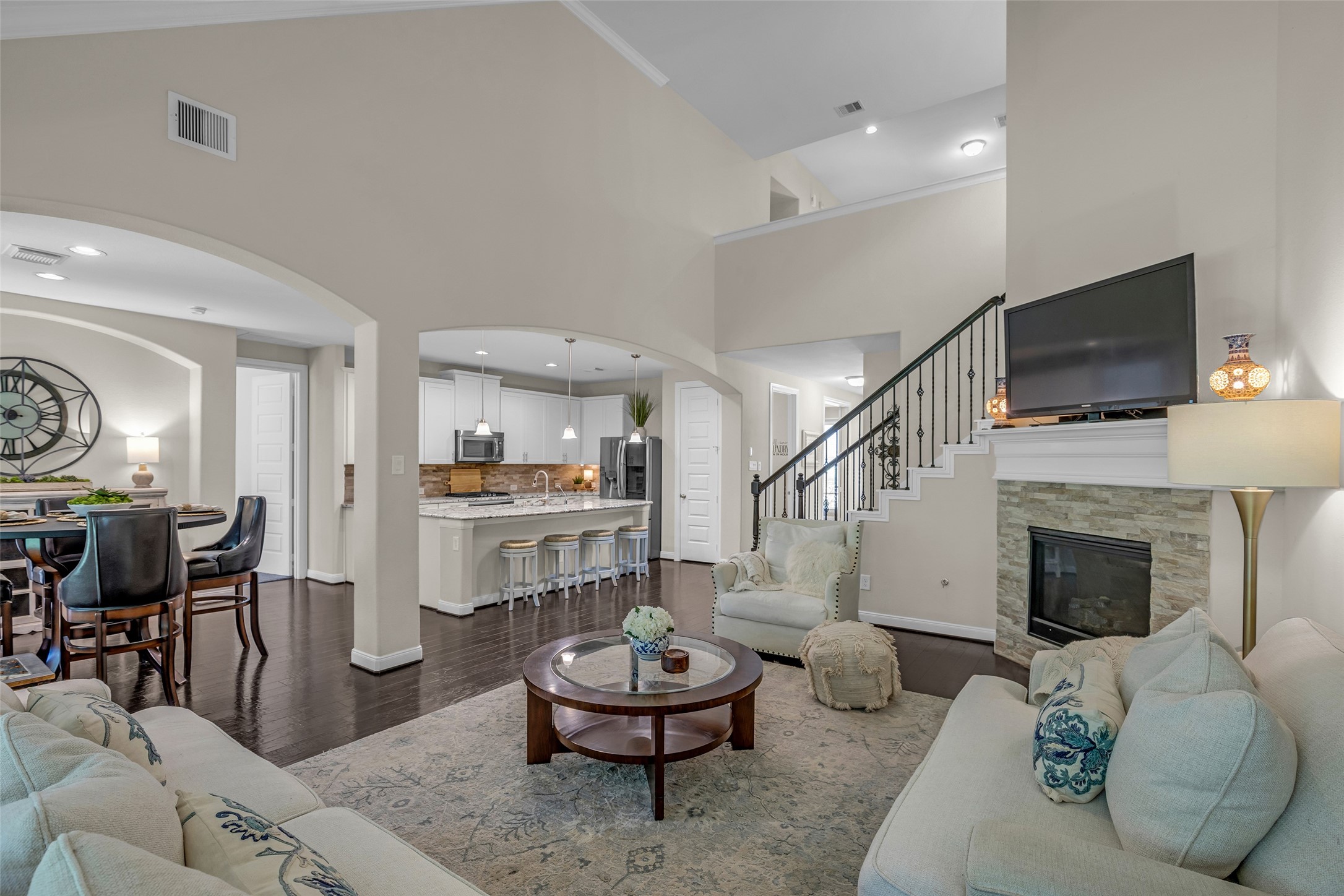 22419 Sawmill Ranch Drive Spring, TX 77389 - Photo 10 of 45 The open concept living space is perfect for modern living.