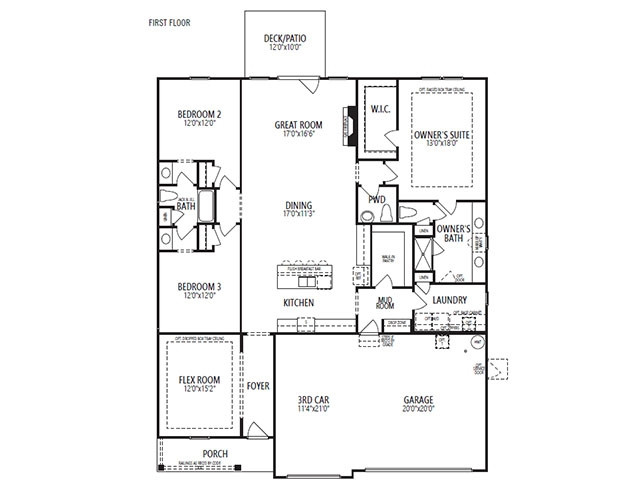 1024 Manchaca Loop, Unit HAMILTON Apex, NC 27539 - Photo 27 of 28 First Floor