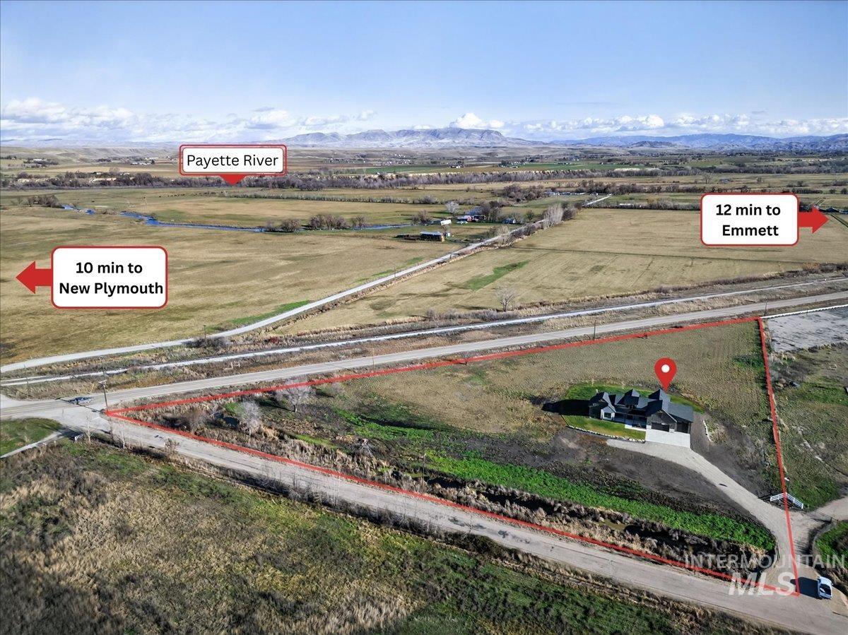 2240 Little Rock Road Emmett, ID 83617 - Photo 10 of 50 Aerial view of sparsely populated area