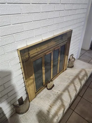 a view of a door of the house