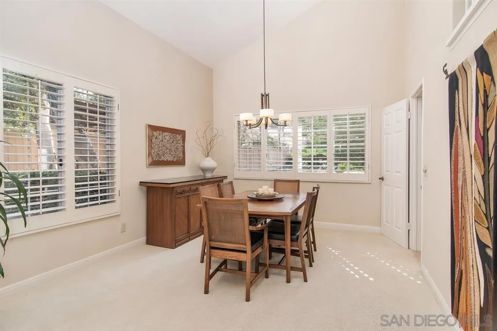 13861 Carriage Road Poway, CA 92064 - Photo 6 of 25 a view of a dining room with furniture window and outside view
