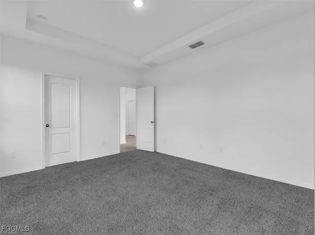 a view of an empty room