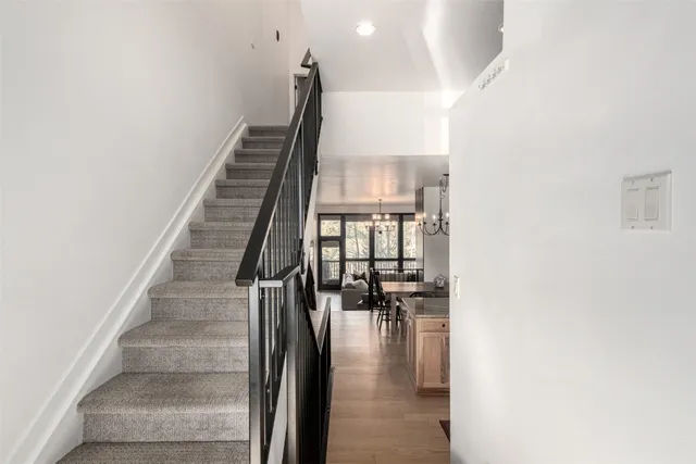 a view of entryway and hall