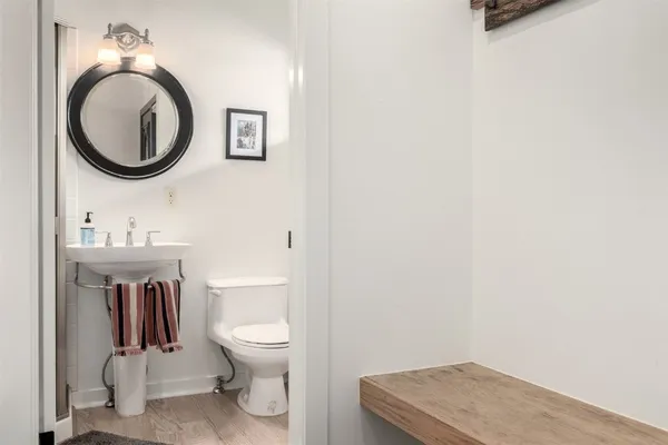 a car parked in front of a house