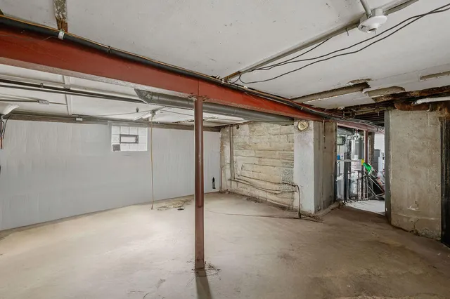 a view of room with hardwood