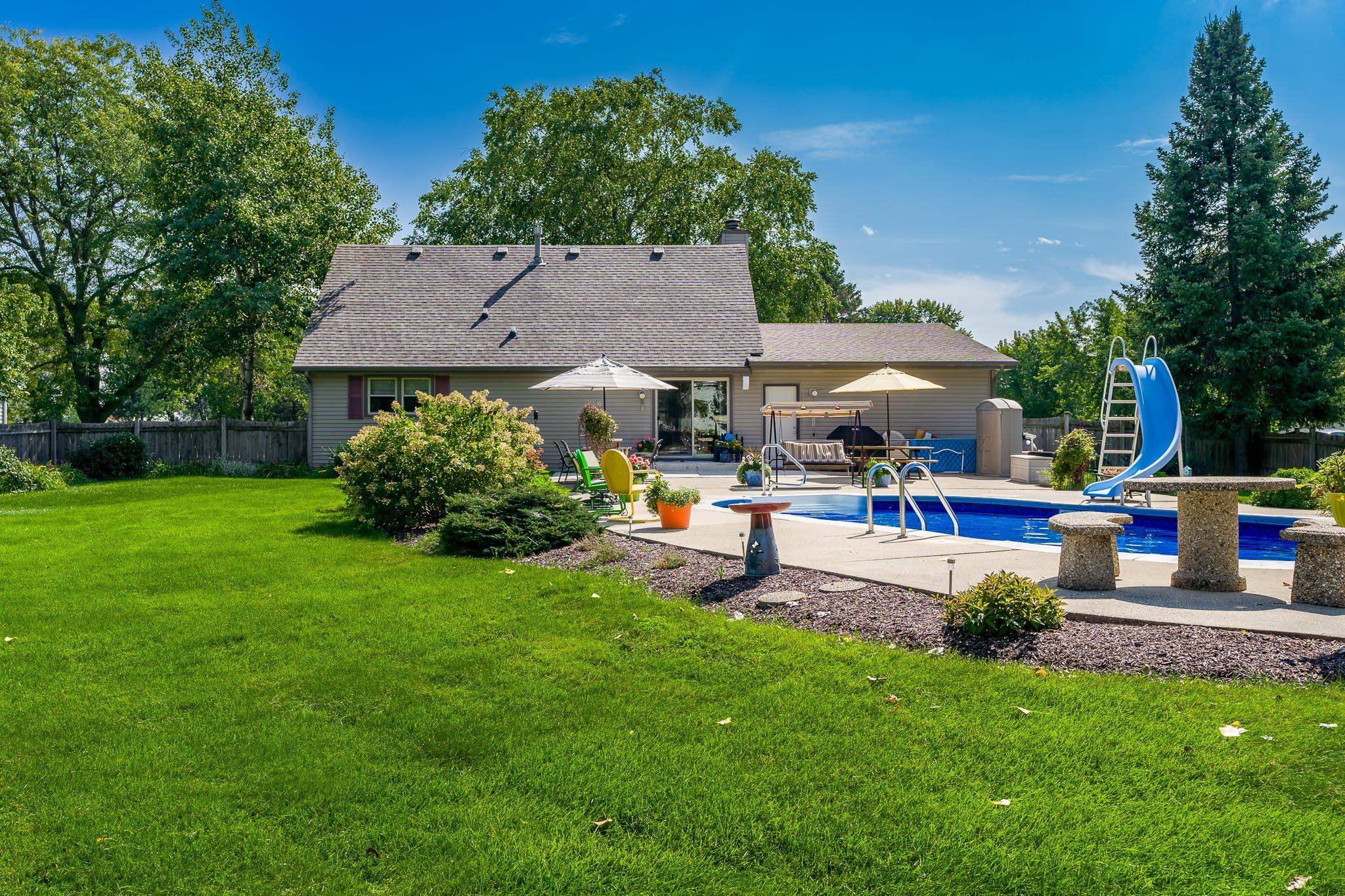 11748 Cedarbrook Road Roscoe, IL 61073 - Photo 47 of 50 a view of a park with sitting area and slide