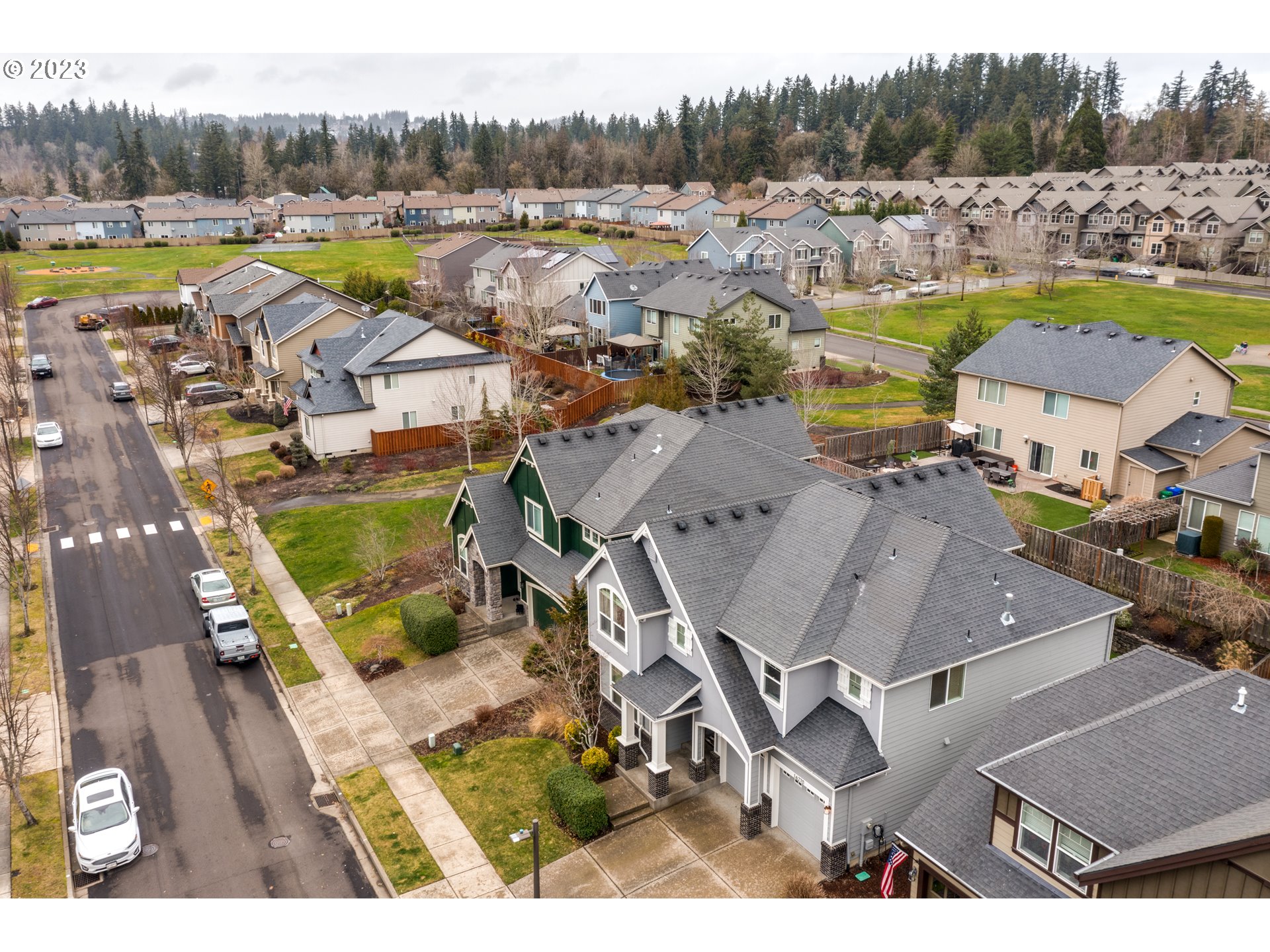 16270 Southeast Jasper Drive Damascus, OR 97089 - Photo 30 of 32 a view of a swimming pool and lake view