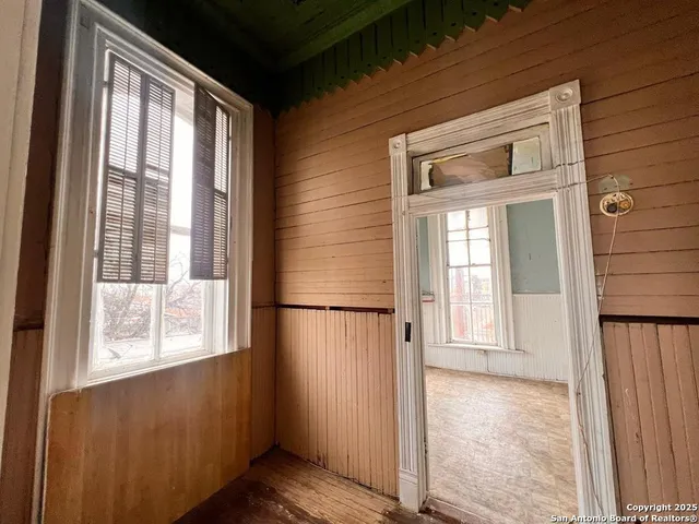 a view of front door