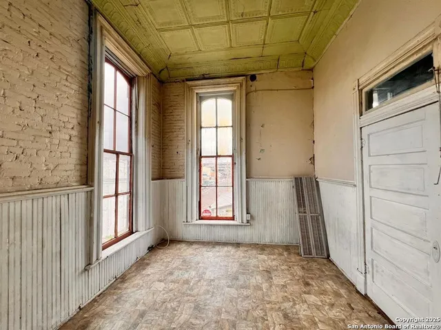 a view of front door