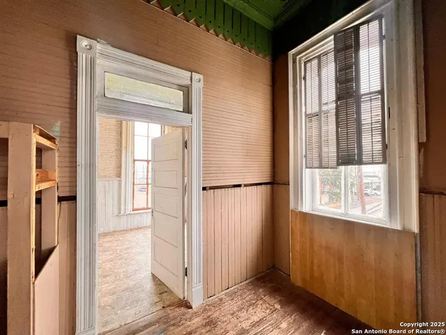 a view of front door