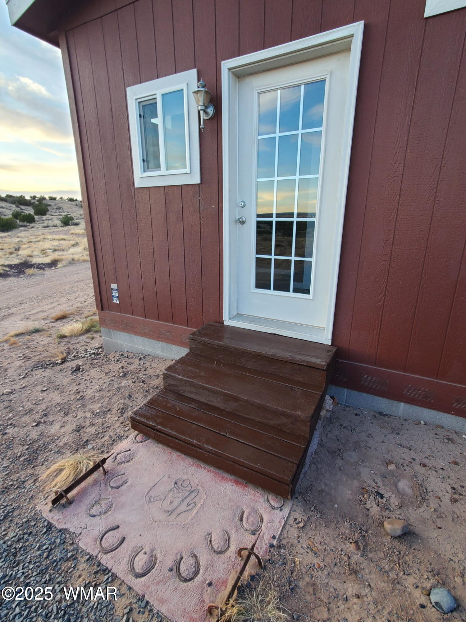 232 Savage Street Snowflake, AZ 85937 - Photo 32 of 40 Back porch, custom boot scraper