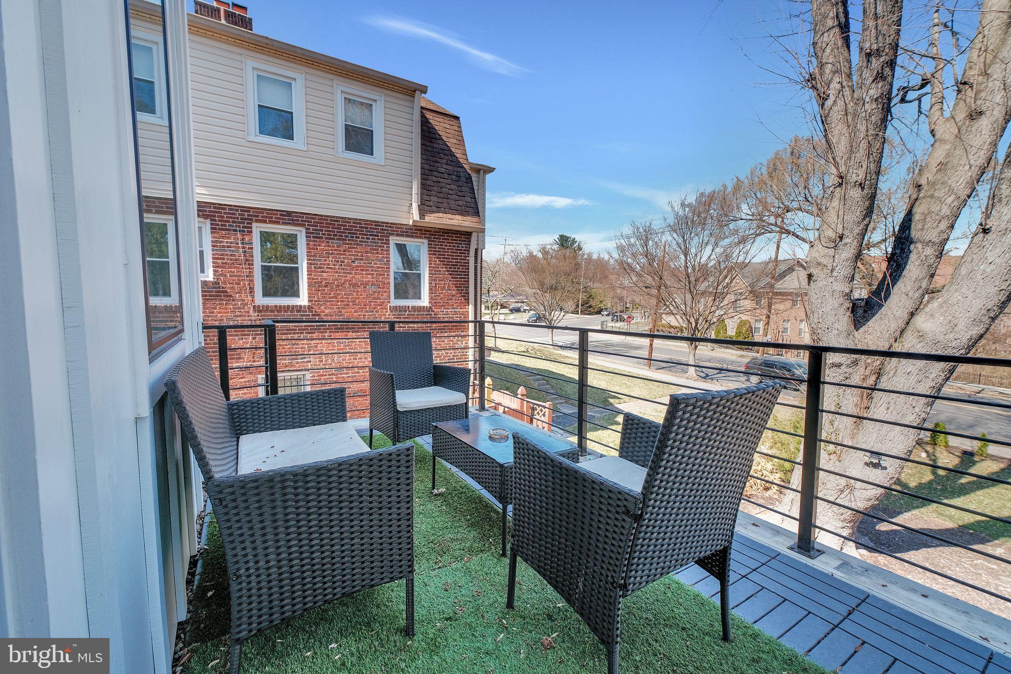 3811 Suitland Road Southeast Washington, DC 20020 - Photo 27 of 47 Charming balcony with treetop views.