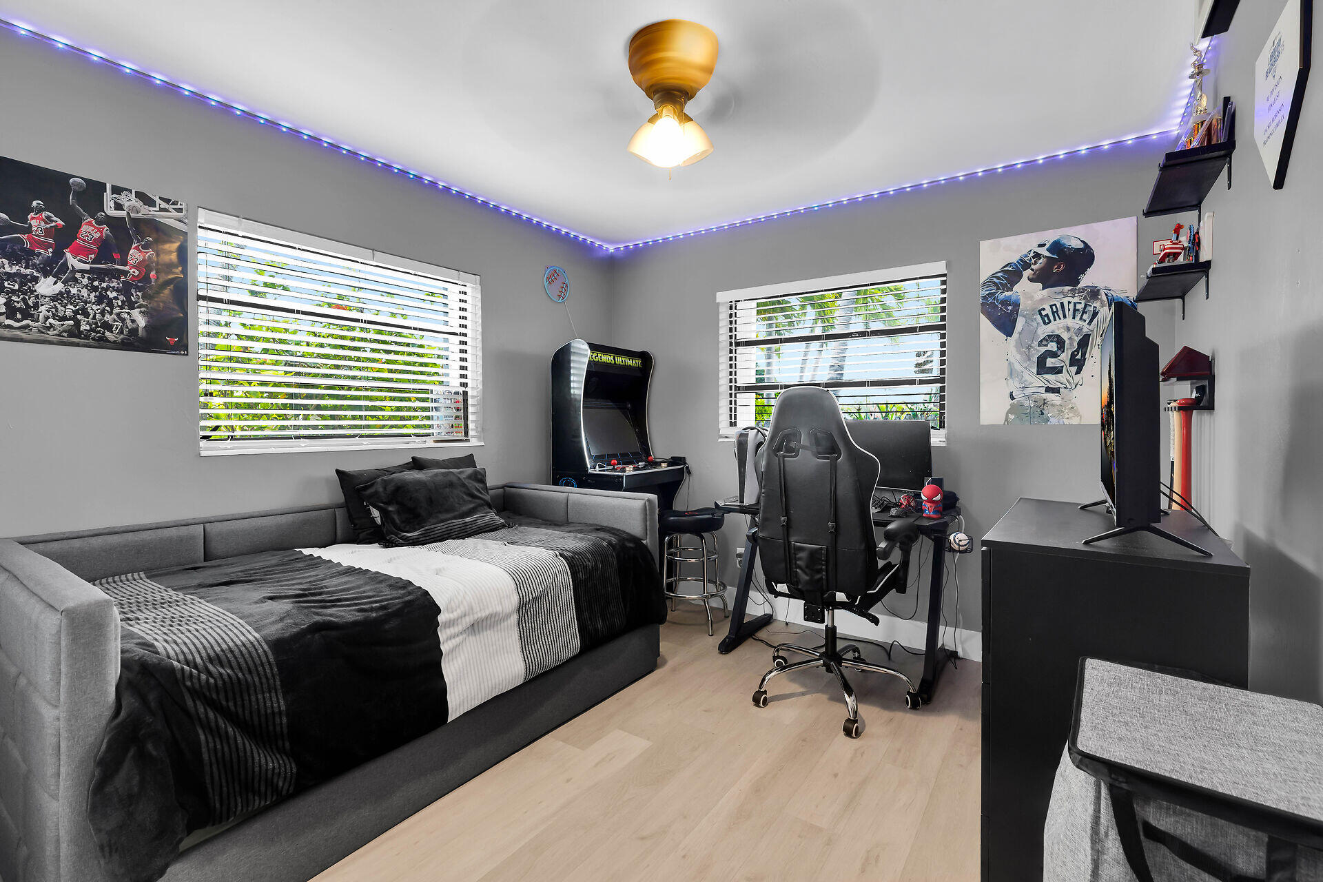 34 Key Haven Road Key Haven, FL 33040 - Photo 29 of 34 a bedroom with a bed gym equipment and a window