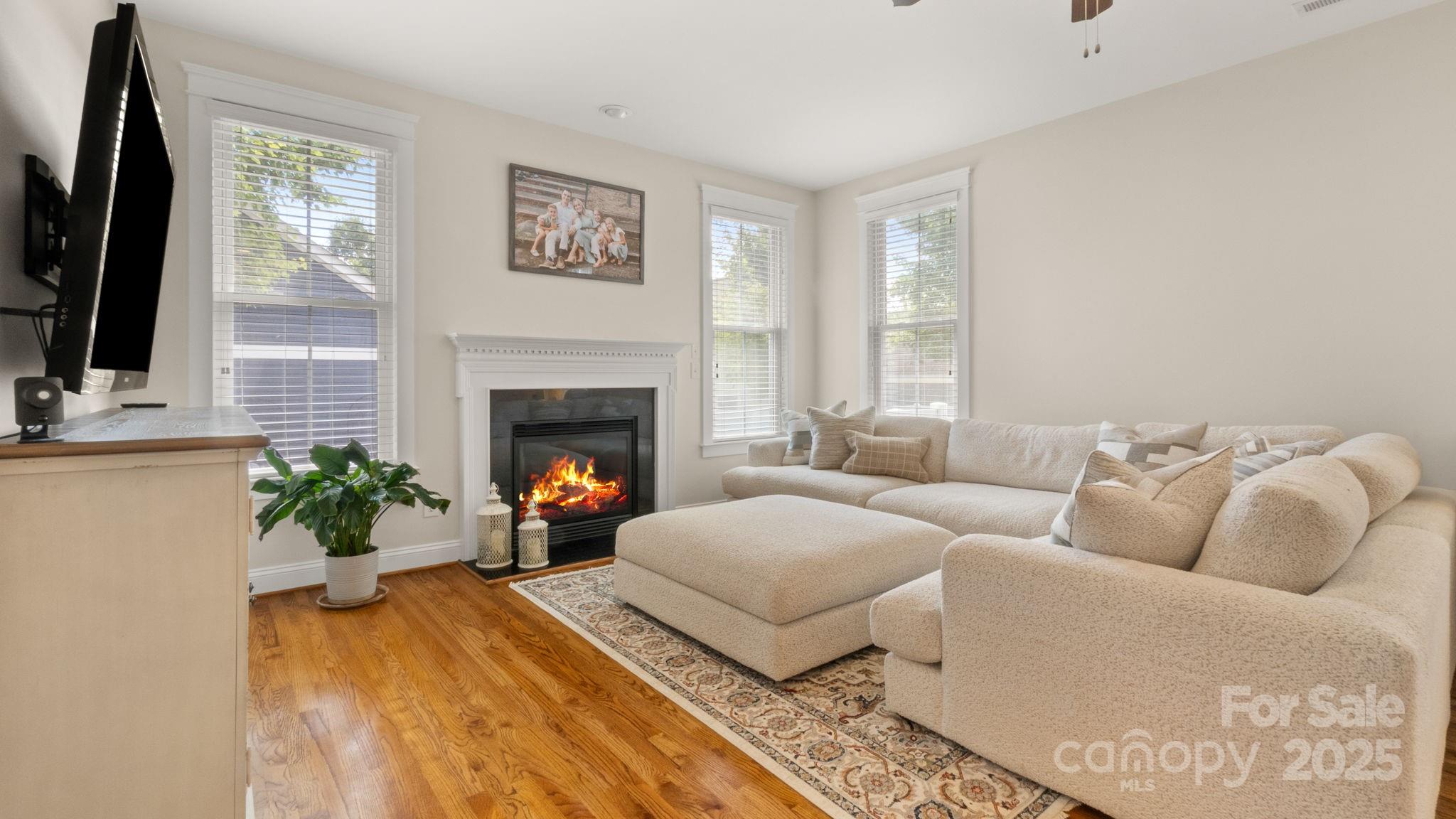 3499 Richard's Crossing Fort Mill, SC 29708 - Photo 15 of 33 a living room with furniture fireplace and window