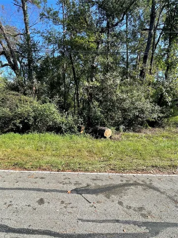 a view of a yard and a house