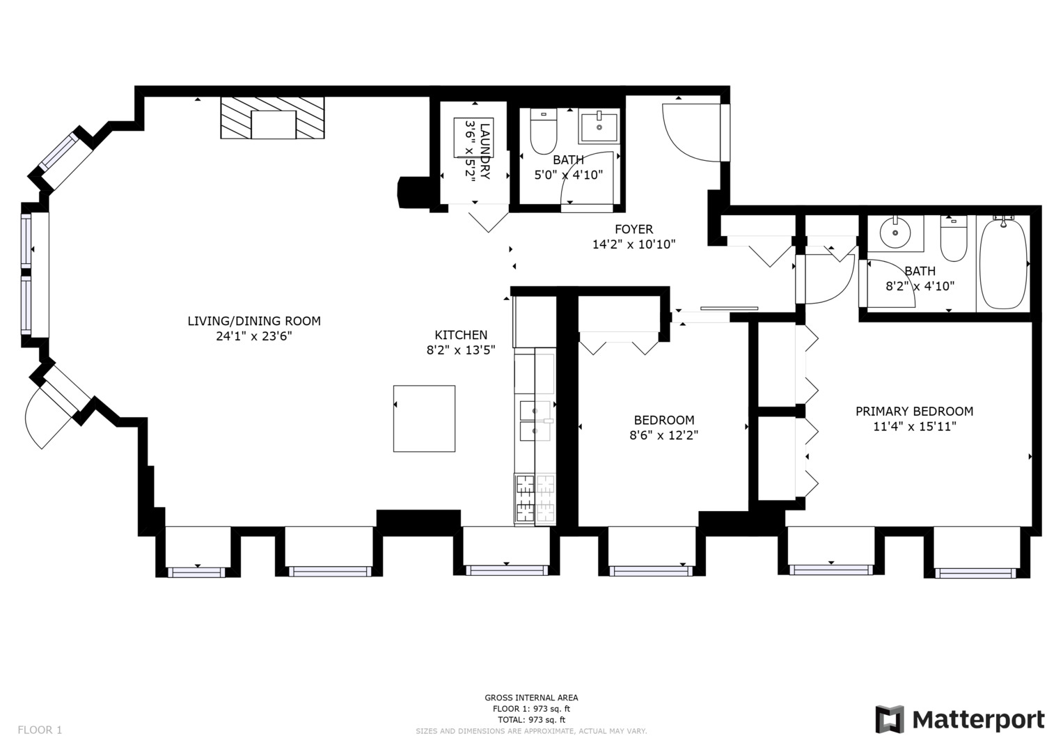 500 South Clinton Street, Unit 230 Chicago, IL 60607 - Photo 30 of 31 a picture of a black and white photo