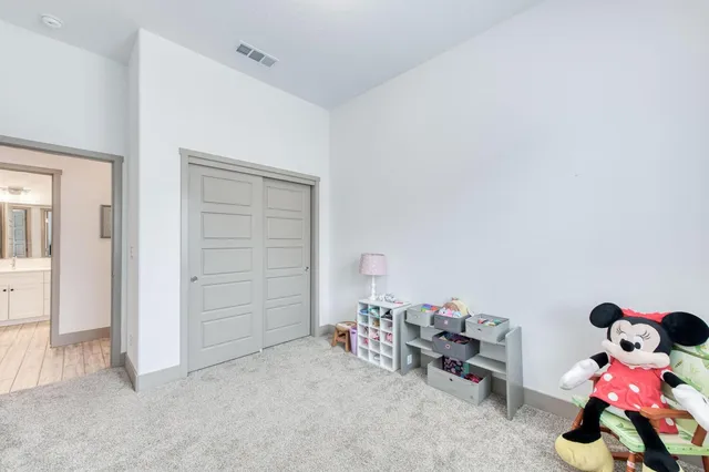 a play room with toys